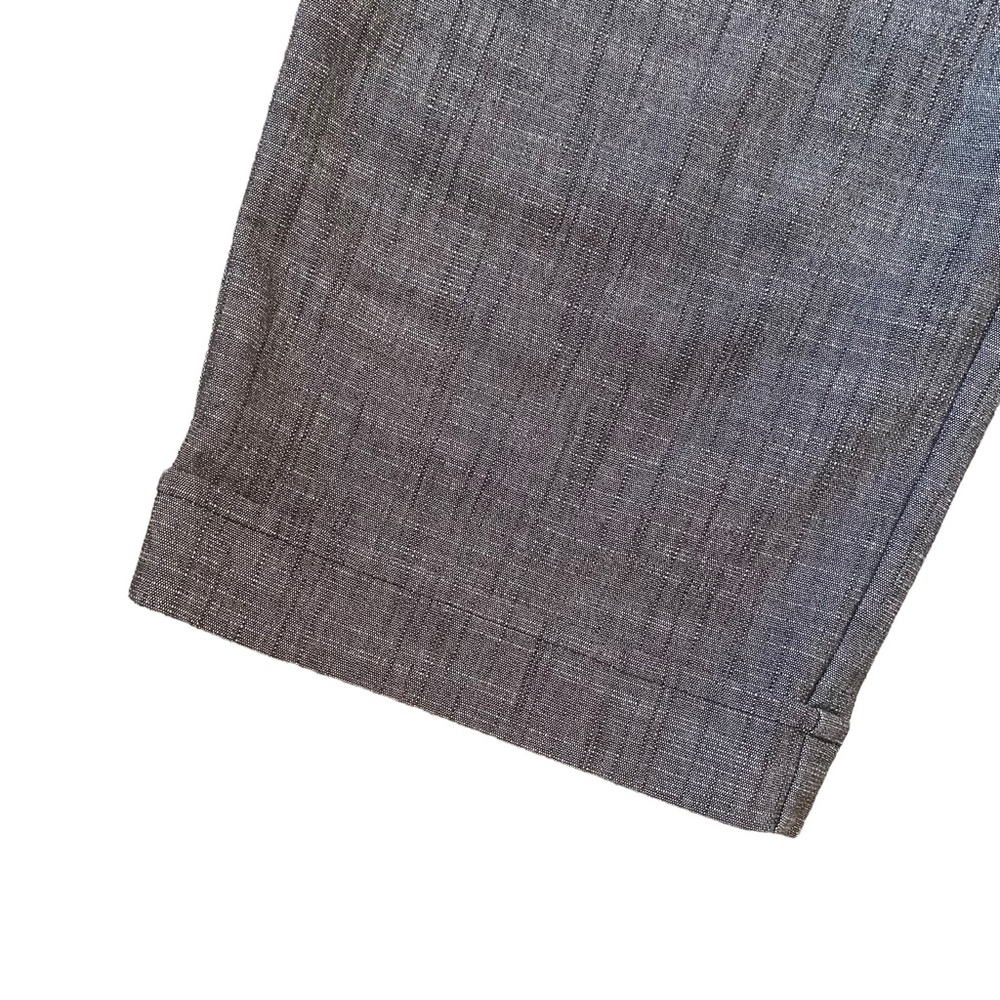 Christopher & Banks Grey Tweed Cropped Dress Pant 4 - Picture 3 of 11